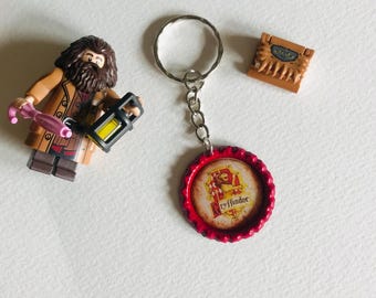 Hexe/Zauberer Haus Schlüsselanhänger, PS Fan Geschenk, Film Fan Schlüsselanhänger