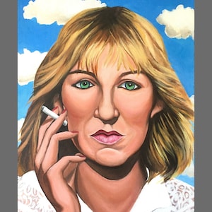 Christine (Tribute Painting of Christine McVie)