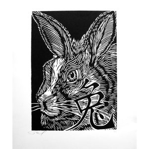 Année du lapin (impression du nouvel an lunaire)