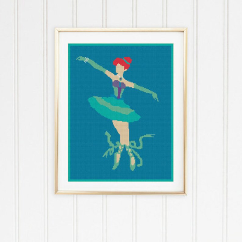 Ariel Cross Stitch Disney Cross Stitch Disney Princess Disney Etsy