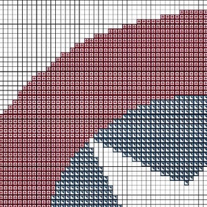 Captain america cross stitch pattern avengers cross chart avengers xstitch marvel cross stitch captain cross stitch 03-009 image 4