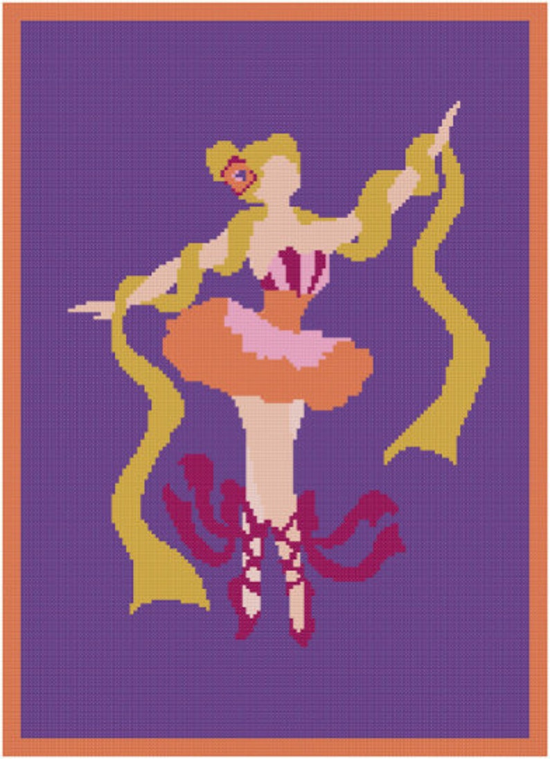 Rapunzel Princess Cross Stitch Pattern Disney Cross Stitch Etsy