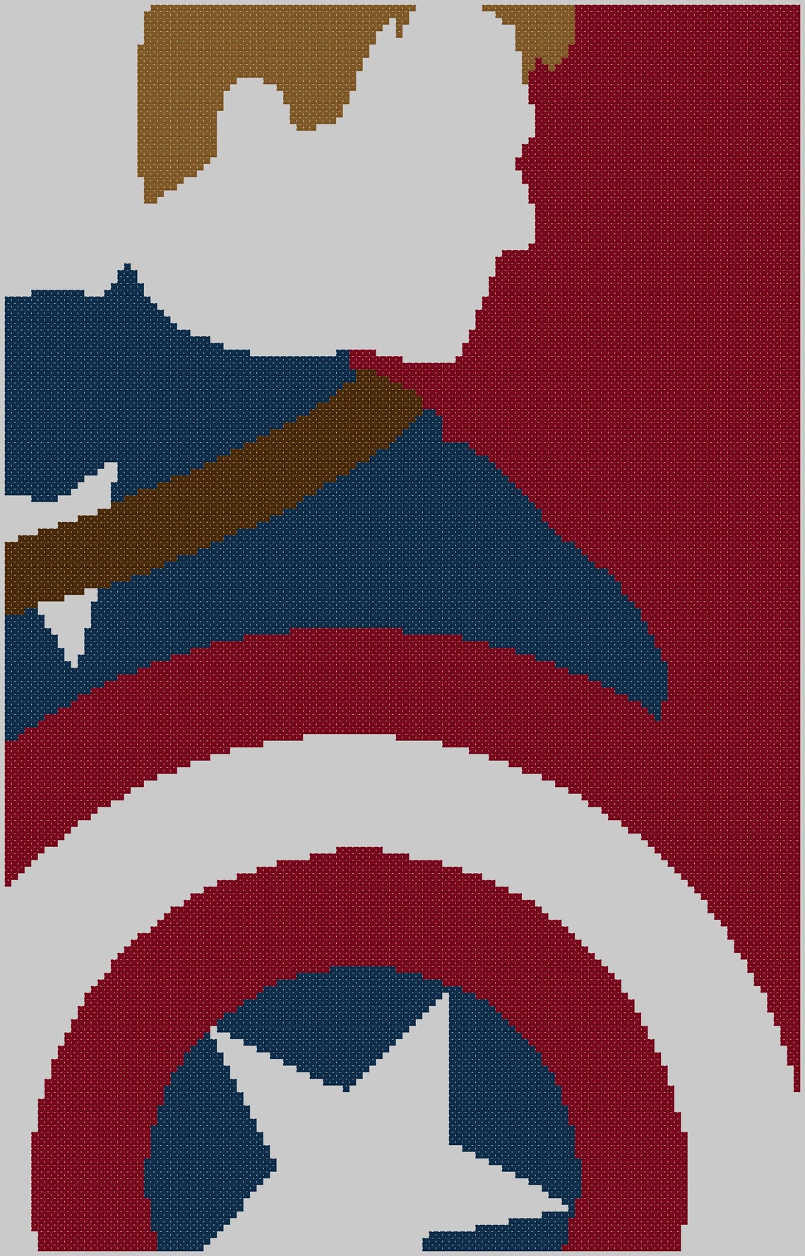 Captain America Cross Stitch Pattern Avengers Cross Chart Avengers