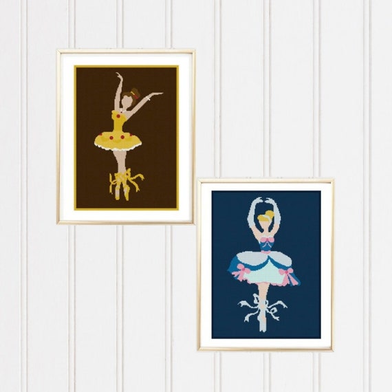 Cinderella Chart Counted Cross Stitch Pattern Needlework Xstitch
