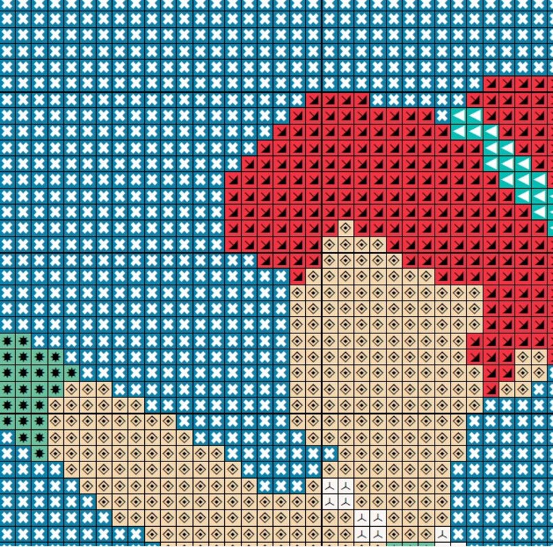 Ariel Cross Stitch Disney Cross Stitch Disney Princess Disney Etsy