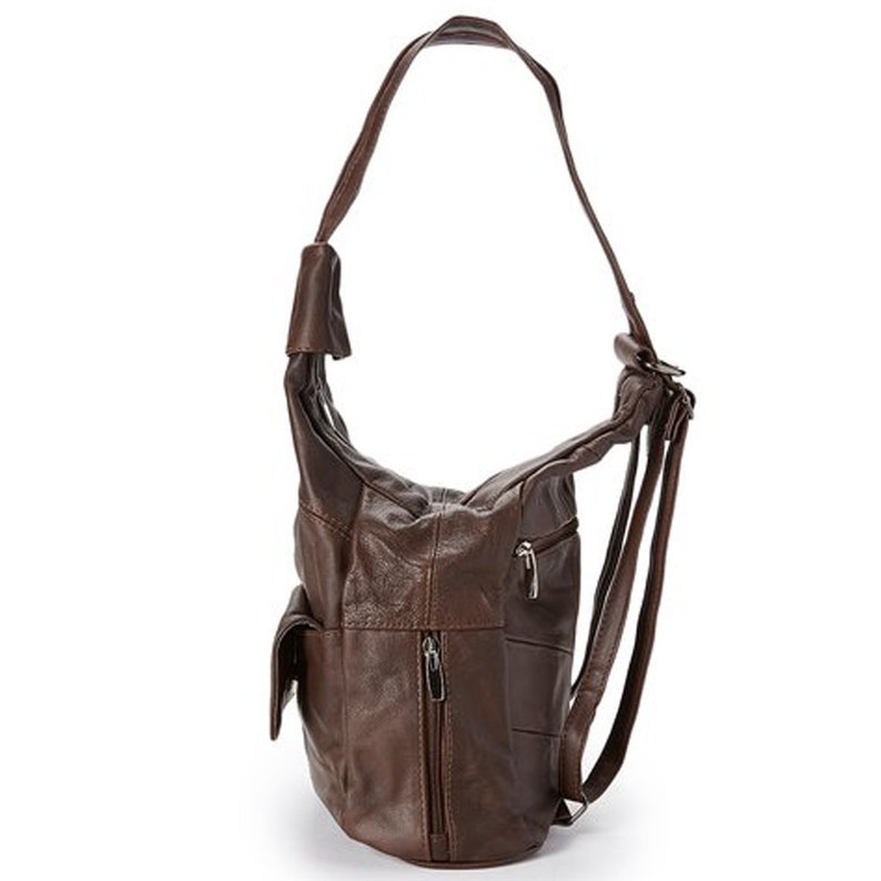 Super Soft Leather Backpack Sling Style-assorted Color - Etsy