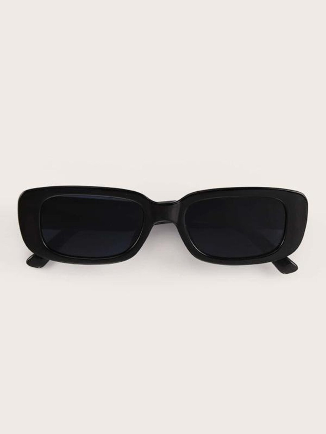 Black Rectangle Women's Sunglasses