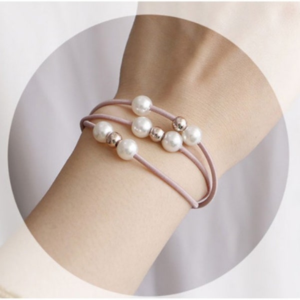braided hair tie bracelet