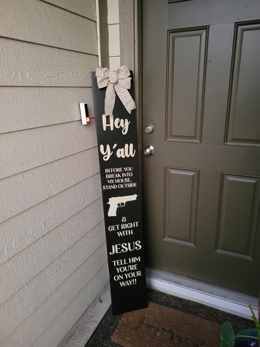 2nd Amendment Porch Leaner, Porch Sign, Welcome Sign - Etsy
