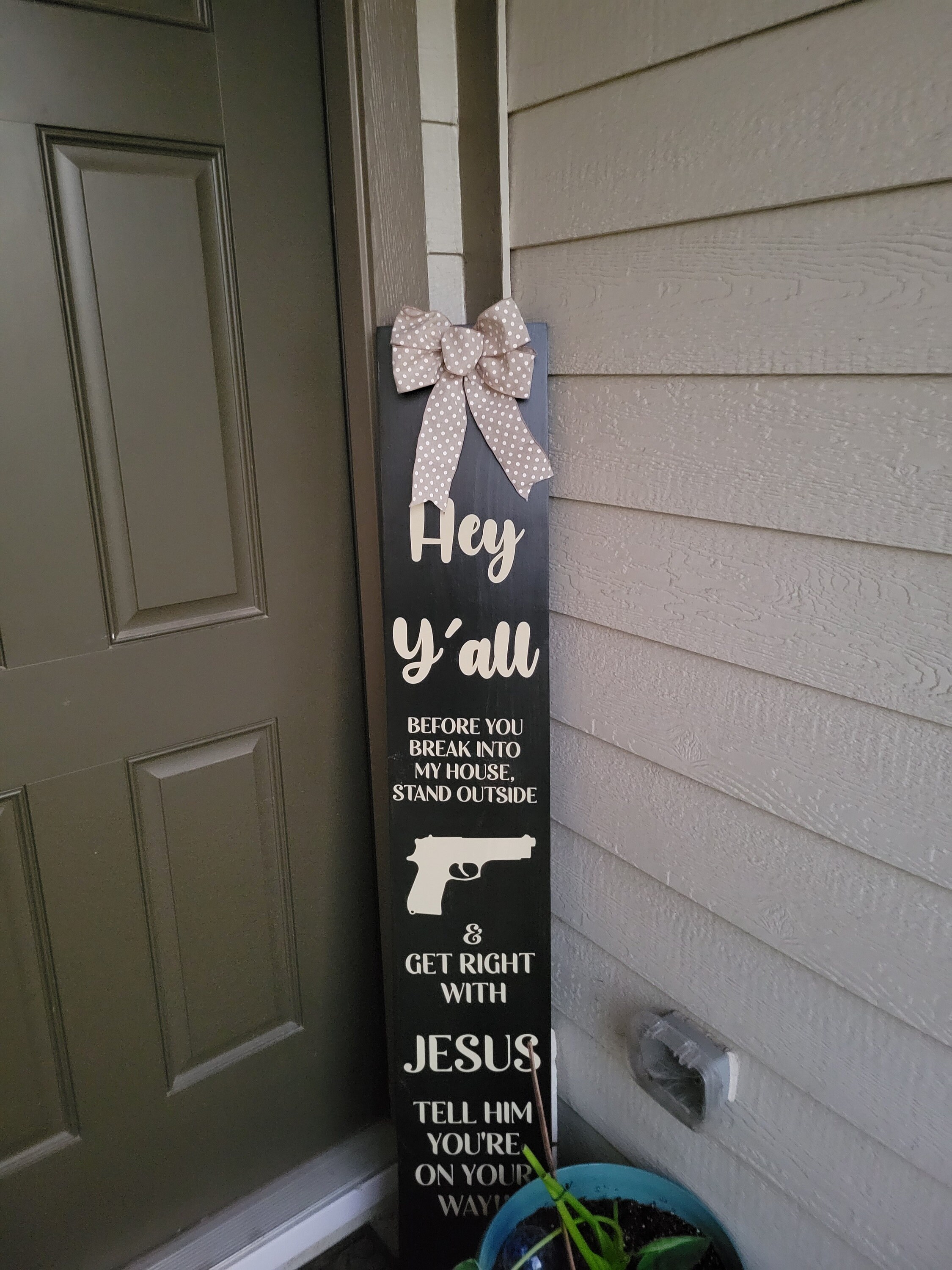 2nd Amendment Porch Leaner, Porch Sign, Welcome Sign - Etsy