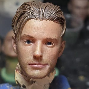 Custom 1/6 scale Head - Hans Capon - Kingdon Come Deliverance with Realistic Rolling Eyes