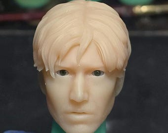 UNBEMALTER Custom 1/6 Kopf - James Sunderland - Silent Hill 2 mit realistischen Rollaugen