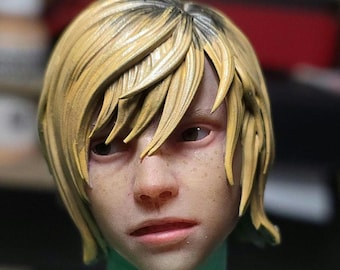 Custom Heather Mason Kopf im Maßstab 1:6 für Silent Hill 3 Game Cover ver, Rolling Eyes