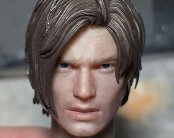 Custom 1/6 head - Leon RE9 requiem mit Realistischen Rollaugen
