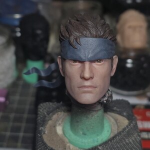 Testa Scalpello Per Action Figure 1/6 - Modello Uomo Da Film - Custom Per Bambole Collezionismo