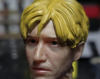 Custom 1/6 Kopf - James Sunderland - Silent Hill 2 mit realistischen Rollaugen