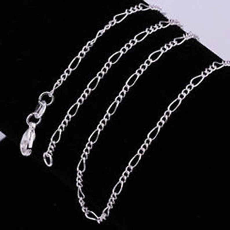 925 sterling silver 30 2mm figaro chain