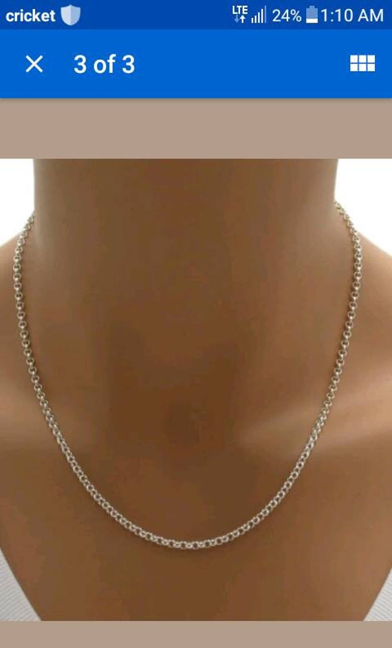 Sterling Silver 2mm Rolo Chain