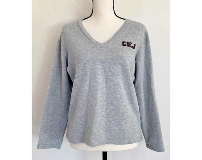 Vintage 1990s | Calvin Klein Jeans V-Neck Sweatshirt
