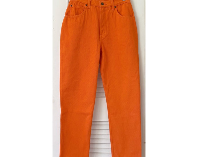 Vintage 1990s | Deadstock Orange Jeans