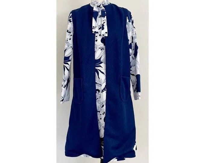 Vintage 1970s | Dress & Vest Set