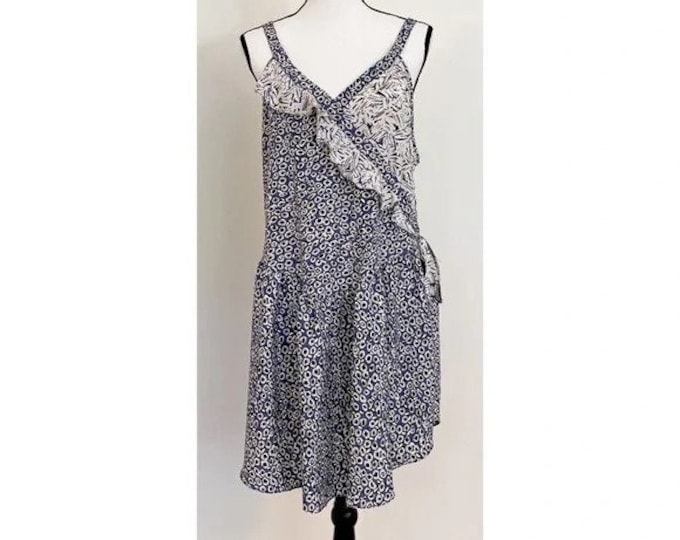 Vintage 1990s | Drop Waist Print Sundress