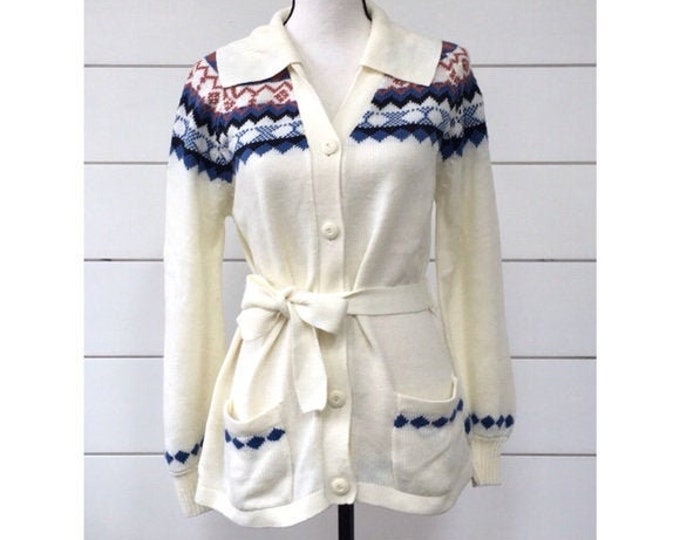 Vintage 1970s | Button-Front Cardigan