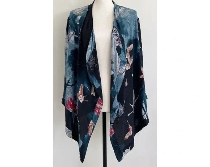Vintage 1990s | Silk Printed Kimono
