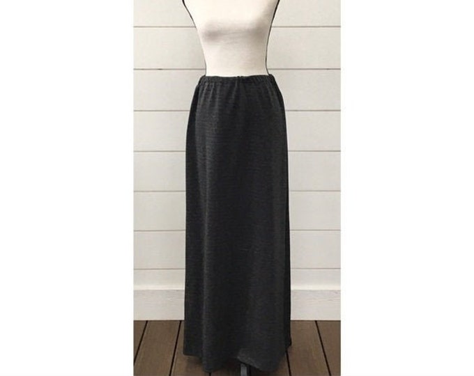 Vintage 1970s | Metallic Maxi Skirt