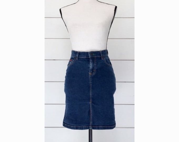 Vintage 1990s | Tommy Hilfiger Denim Skirt