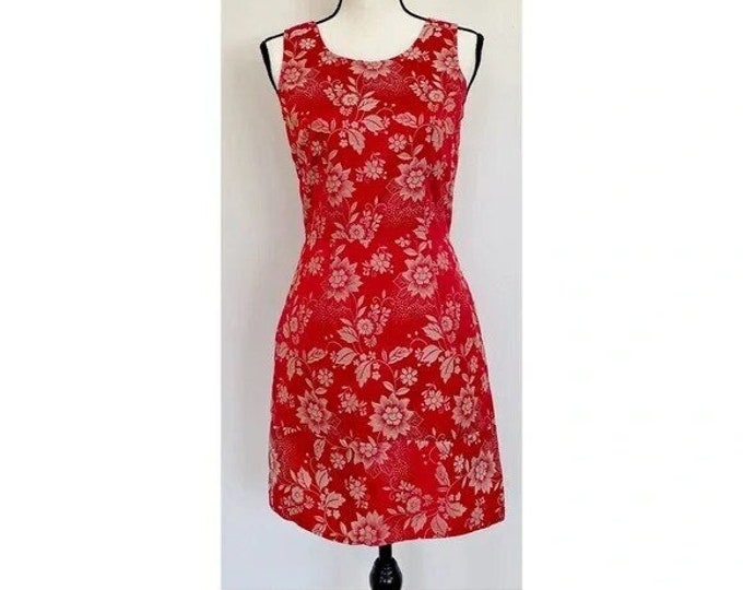 Vintage Y2K | Asian Inspired Mini Sheath Dress