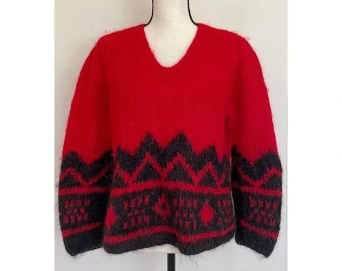 Vintage 1960s | Italian Mohair Wool Sweater