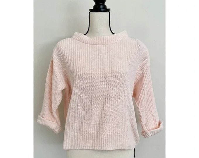 Vintage 1980s | Knit Boatneck Sweater