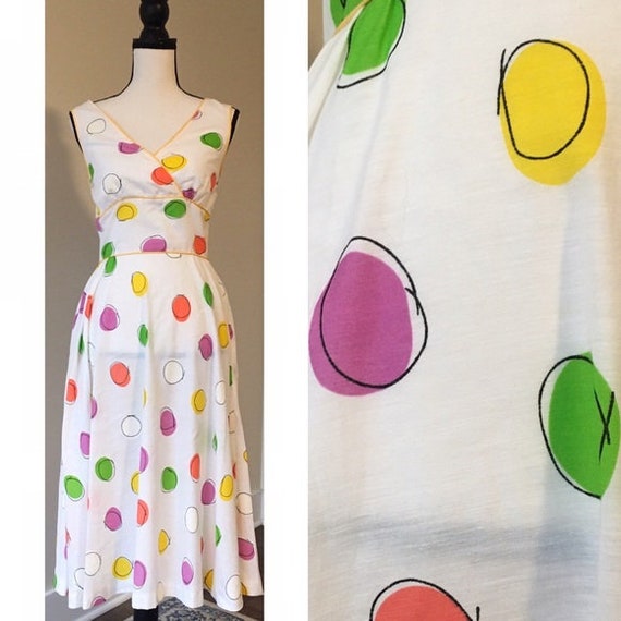 Vintage 1970s does 1950s | Polka Dot Sundress