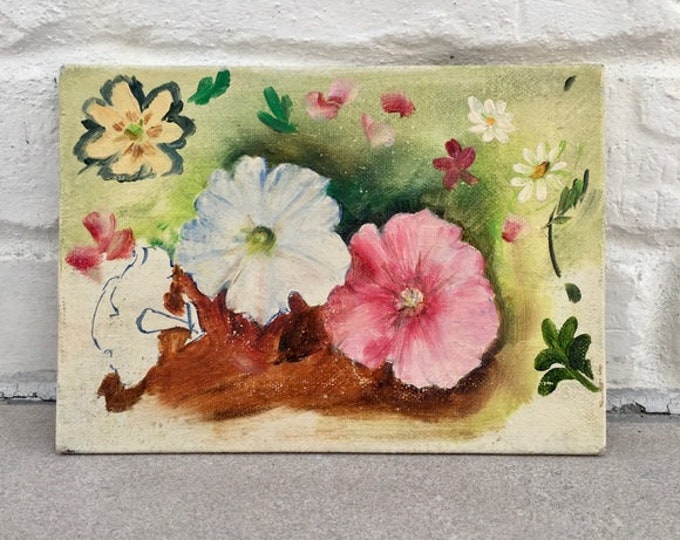 Vintage | Midcentury Floral Painting