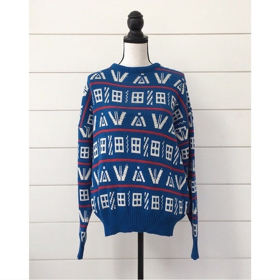1980s Oversized Bicycle Novelty Sweater