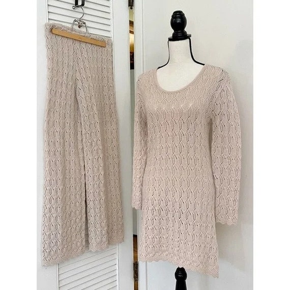 Vintage 1970s | Crochet Two Piece Set - image 3