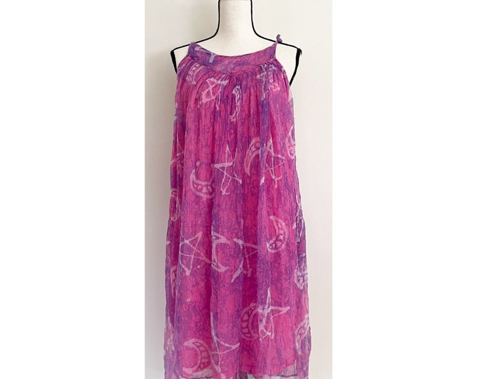Vintage | Indian Gauzy Tent Dress.