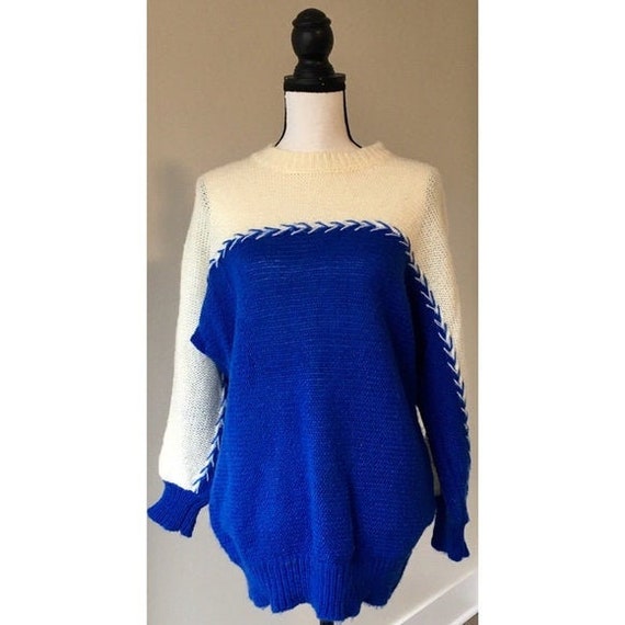 Vintage 1980s | Oversized Pullover Crewneck Sweate