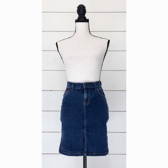 Vintage 1990s | Tommy Hilfiger Denim Skirt - image 1