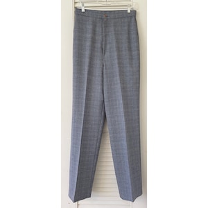 Vintage 1980s | Levi Strauss Bend Over High Waisted Plaid Trousers