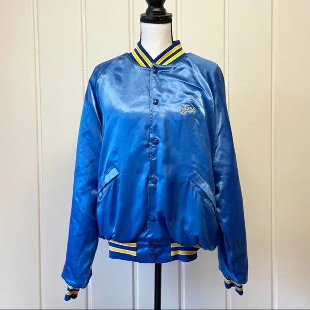 Vintage 1980s Novelty Bomber Jacket Made for mike Fosters Saloon From