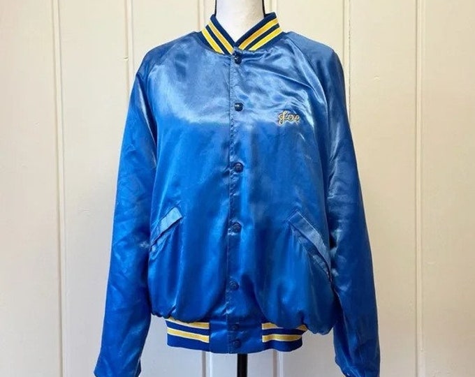 Vintage 1980s | Novelty Bomber Jacket made for “Mike Foster’s Saloon” from Fraser, Michigan