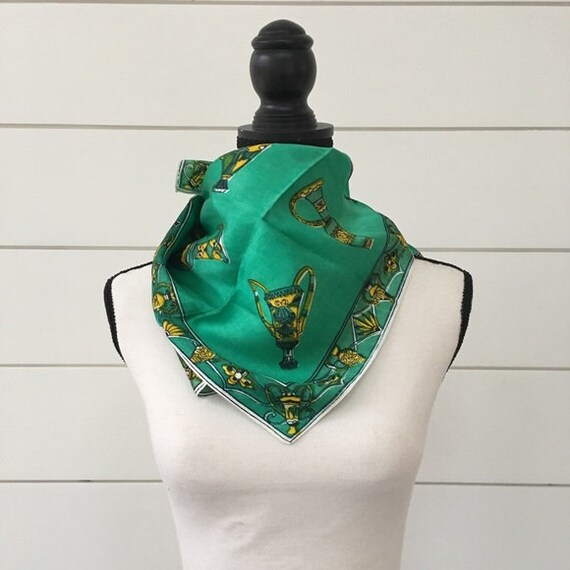 Vintage 1960s | Novelty Print Scarf - image 2