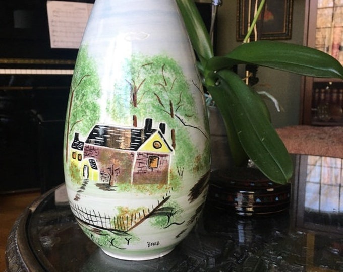 Vintage 1970s | Ceramic Boho Vase
