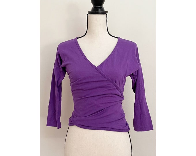 Vintage 1990s | Ballet-Style Wrap Top