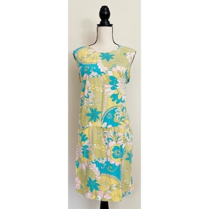 Vintage 1960s | Handmade Floral Scooter Romper Dress