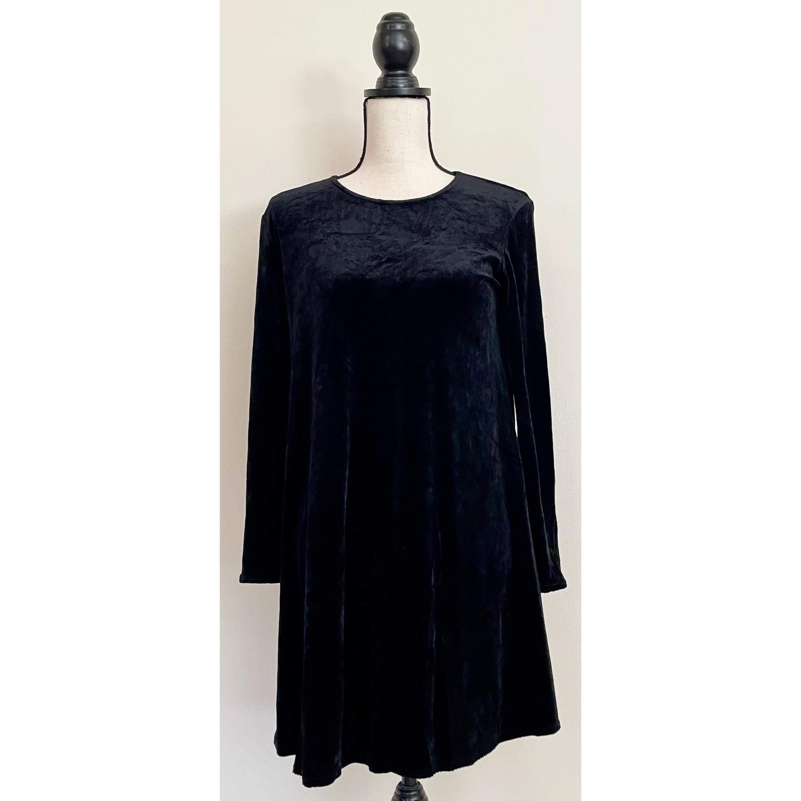 black cocktail dress petite Women's Petite Wren Midi Dress - Nocturnal - Size SP main image 0