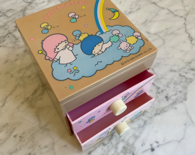 Vintage 1980s | Sanrio Little Twin Stars Jewelry Box
