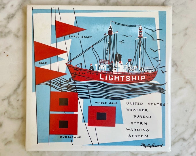 Vintage | Midcentury Ceramic Trivet